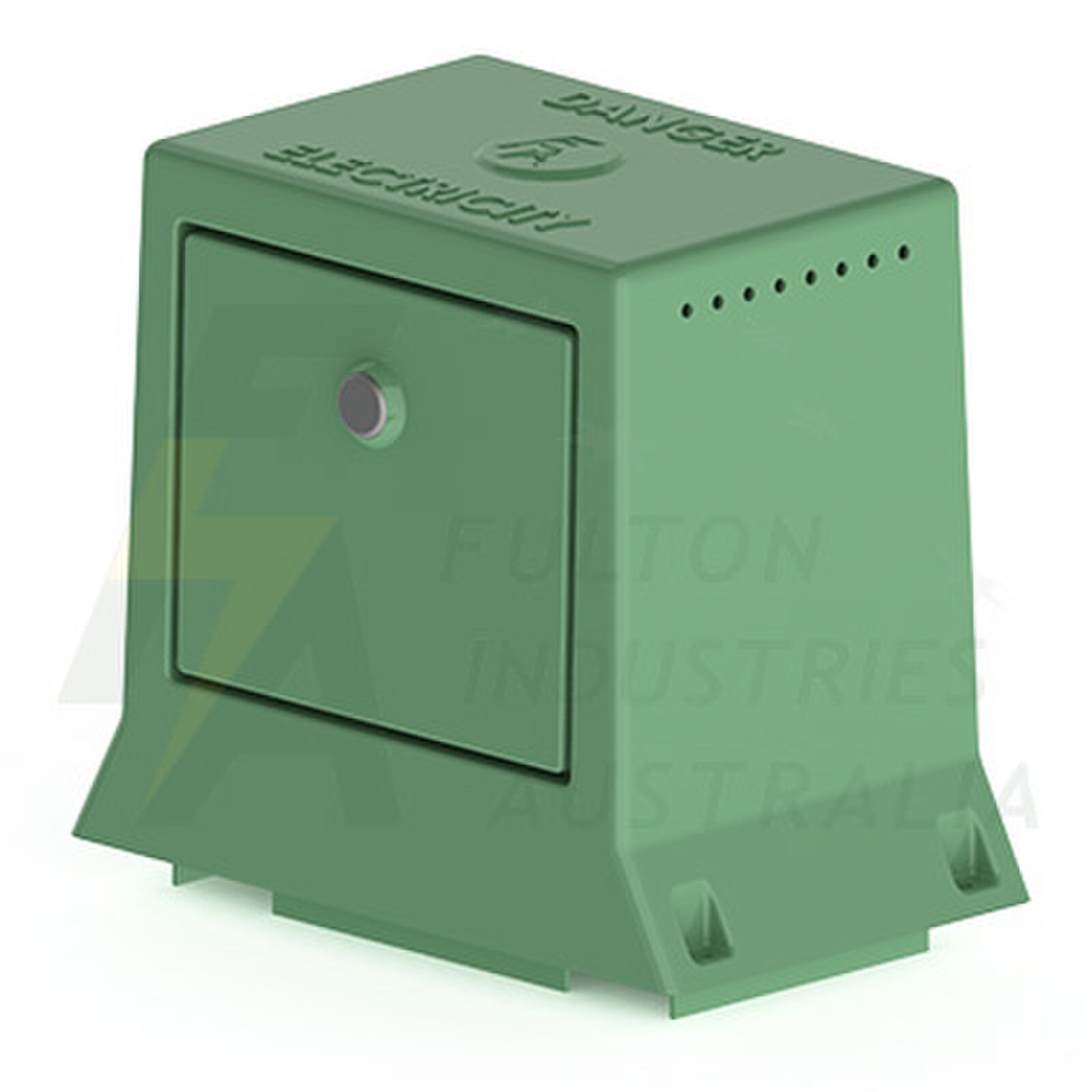 FPBNF8V1DG green fibreglass electrical pillar with door